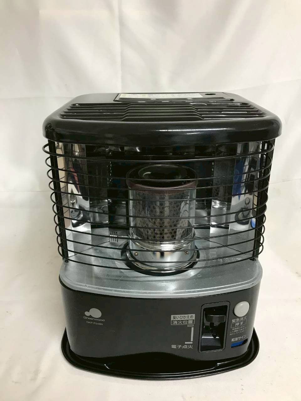 グリーンウッド 石油ストーブ GKP-P244N（K）新品未開封 グリーン