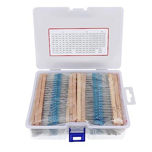 PENGLIN 金属皮膜抵抗器 抵抗セット 3120本 0.25W 1/4W 1 - 10M 156種類 各20本入 DIY 電子部品セット