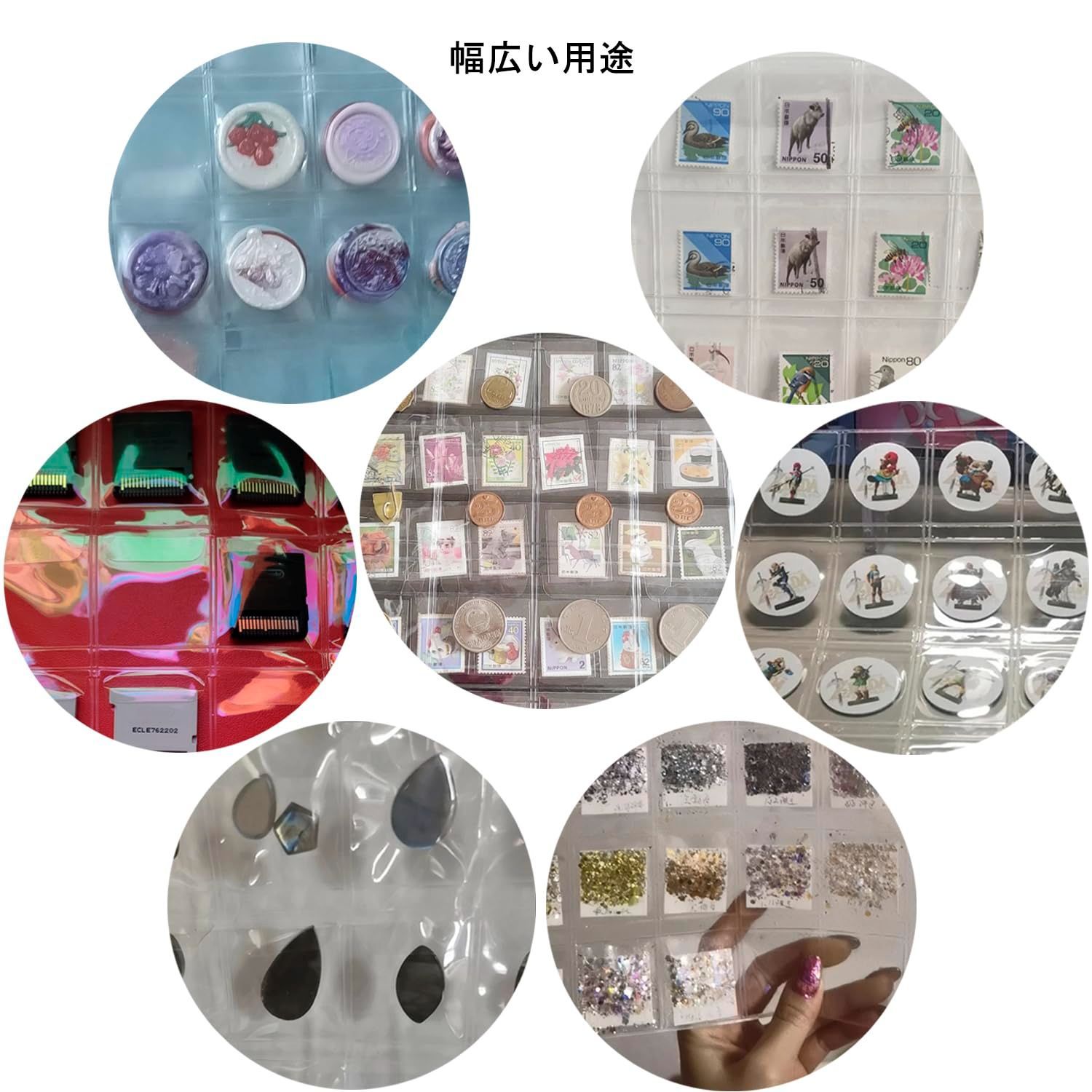 新品 Shinkito コインアルバムページ 5枚セットコインフリーポケット 切手アルバム ミニ写真 ピンバッジ スーベニアメダル 古銭 貨幣  記念硬貨 コイン収納 収集 保存用 A4サイズ標準9穴透明 (20ポケット-直径4cm対応) - メルカリ