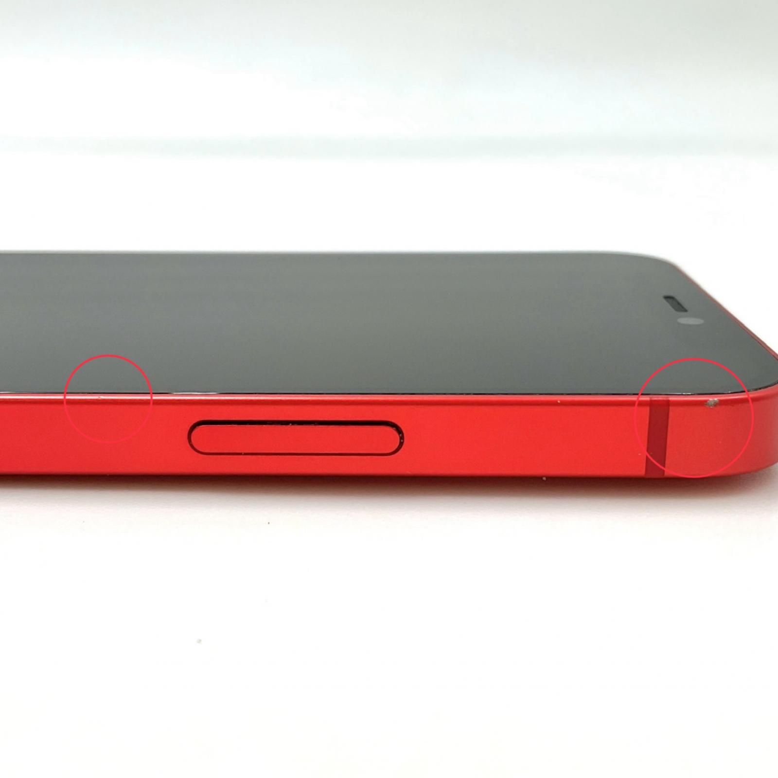 iPhone 12 mini 128GB (PRODUCT)RED au SIMフリー 白ロム 動作