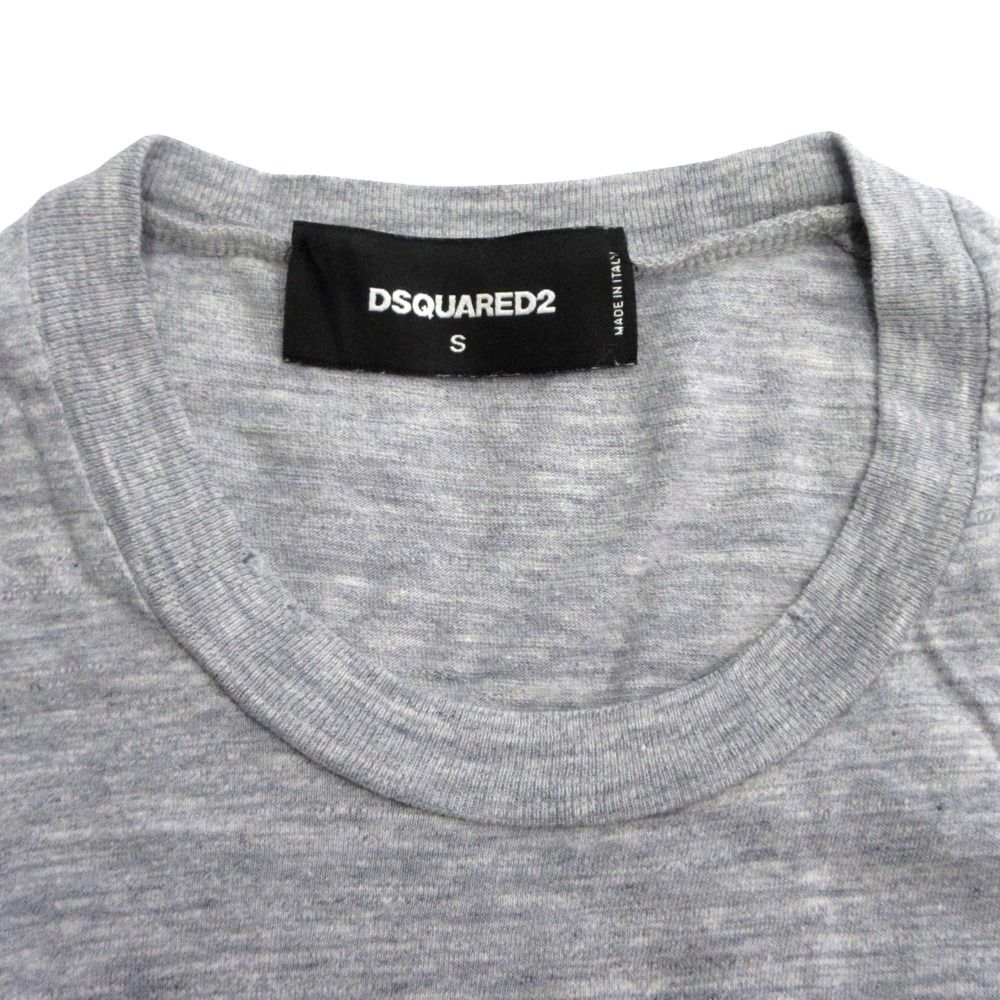 美品 16SS DSQUARED2 ディースクエアード フロッキーロゴ