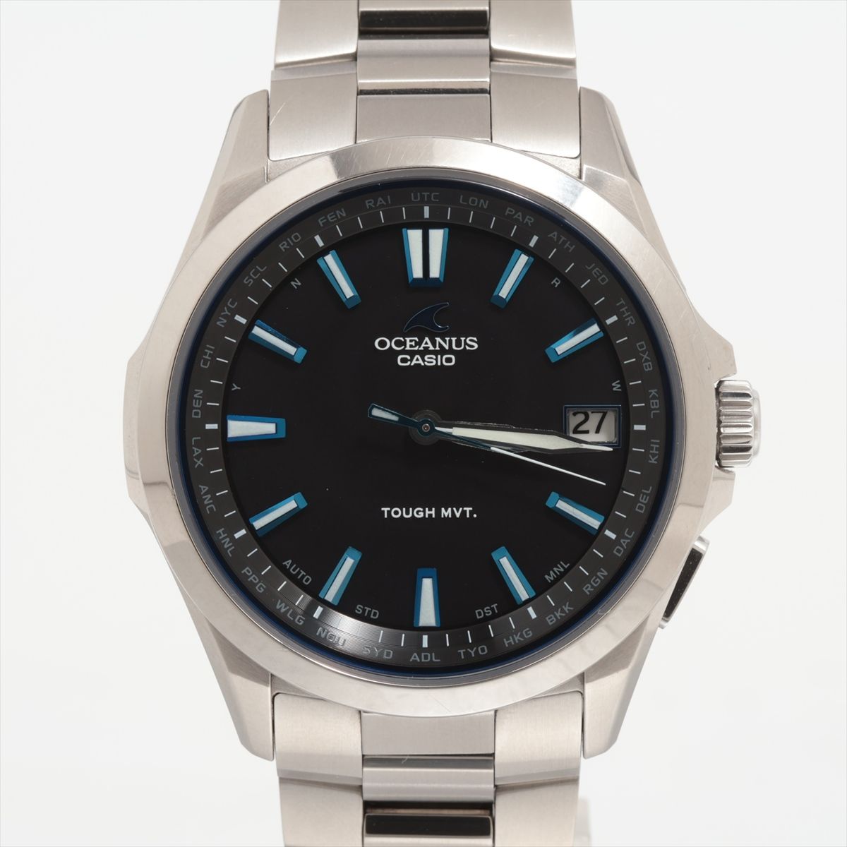 美品 CASIO カシオ OCEANUS オシアナス ソーラー OCW-S100-1AJF 腕時計 