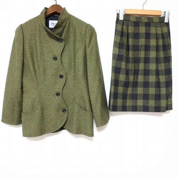 wnc ジュンアシダ junashida セットアップ 7 黄緑 グレー ツーピース