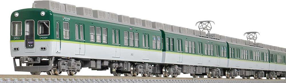 グリーンマックス 京阪2400系(1次・更新・新塗装) 基本4両+増結3両セット 京阪 2400系（2次車・2454編成・新塗装）7両 | 鉄道