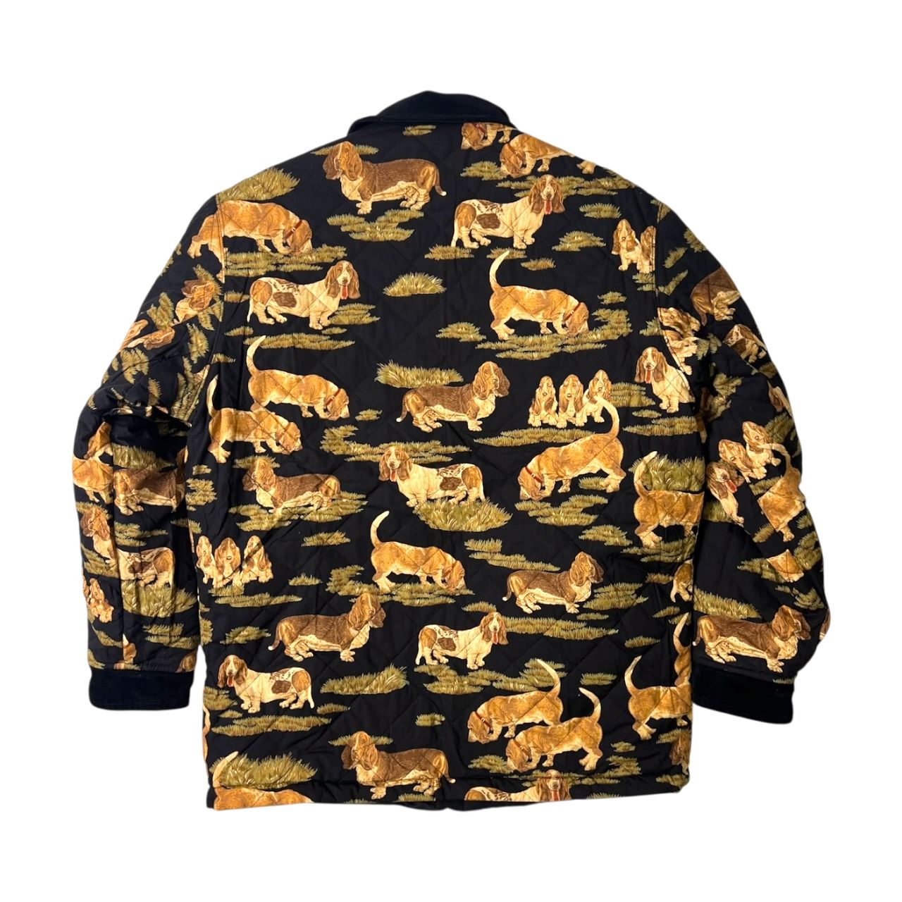 Karl Helmut カールヘルム リバーシブル キルティングジャケット 犬総