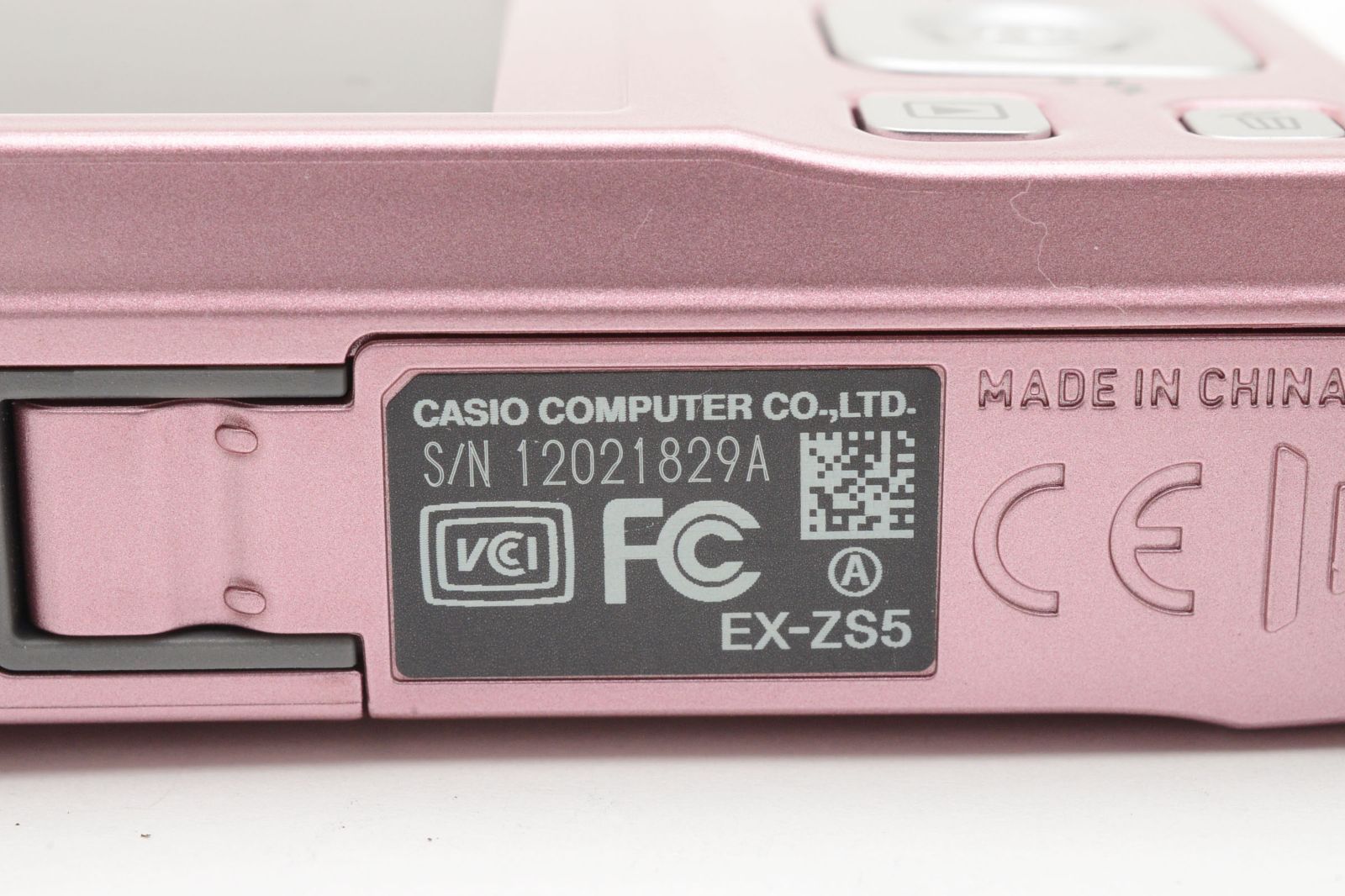 並品] 動作確認済み CASIO カシオ EXILIM エクシリム EX-ZS5 ピンク 