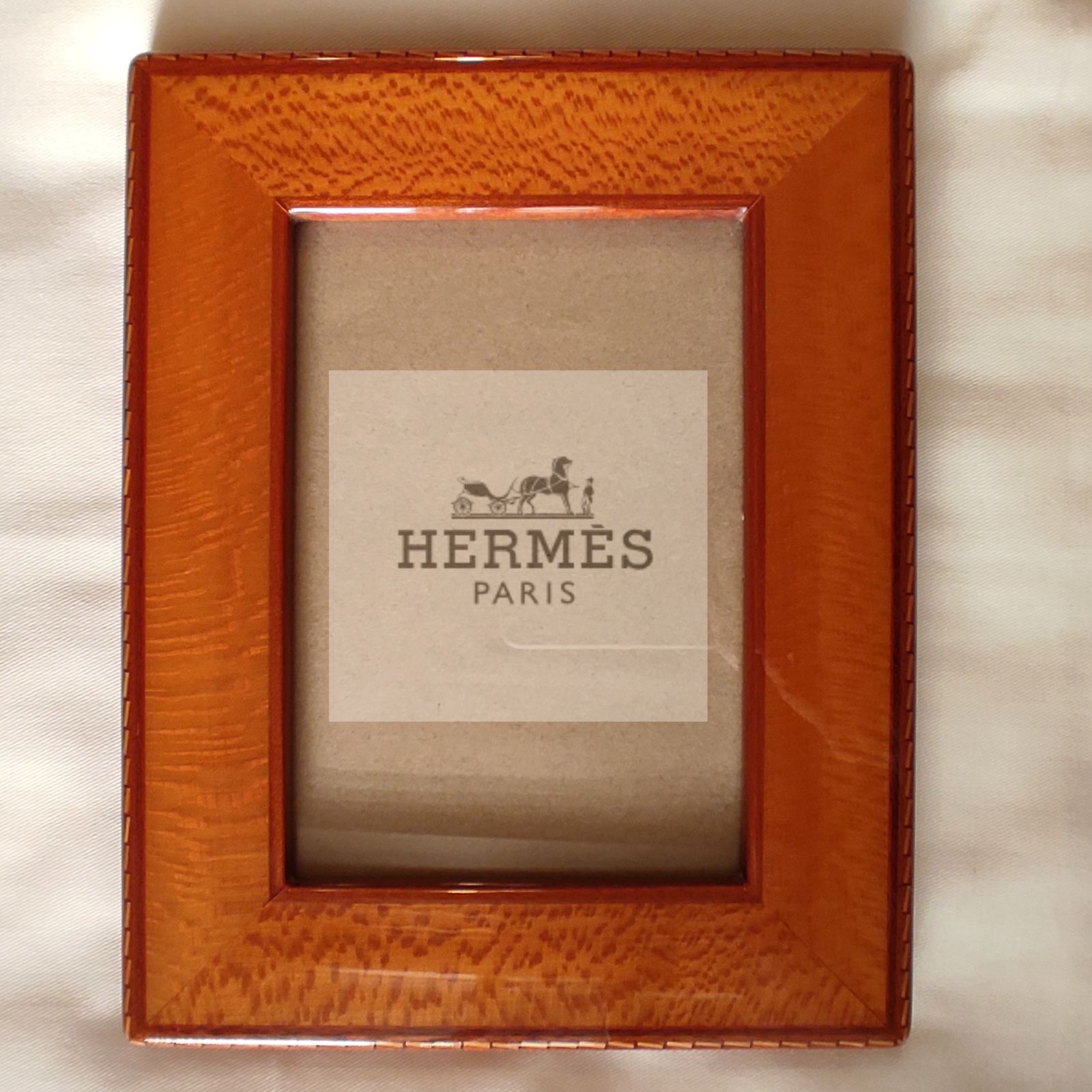 Sale【ヴィンテージ】HERMES フォトスタンド マホガニーラッカー仕上げ