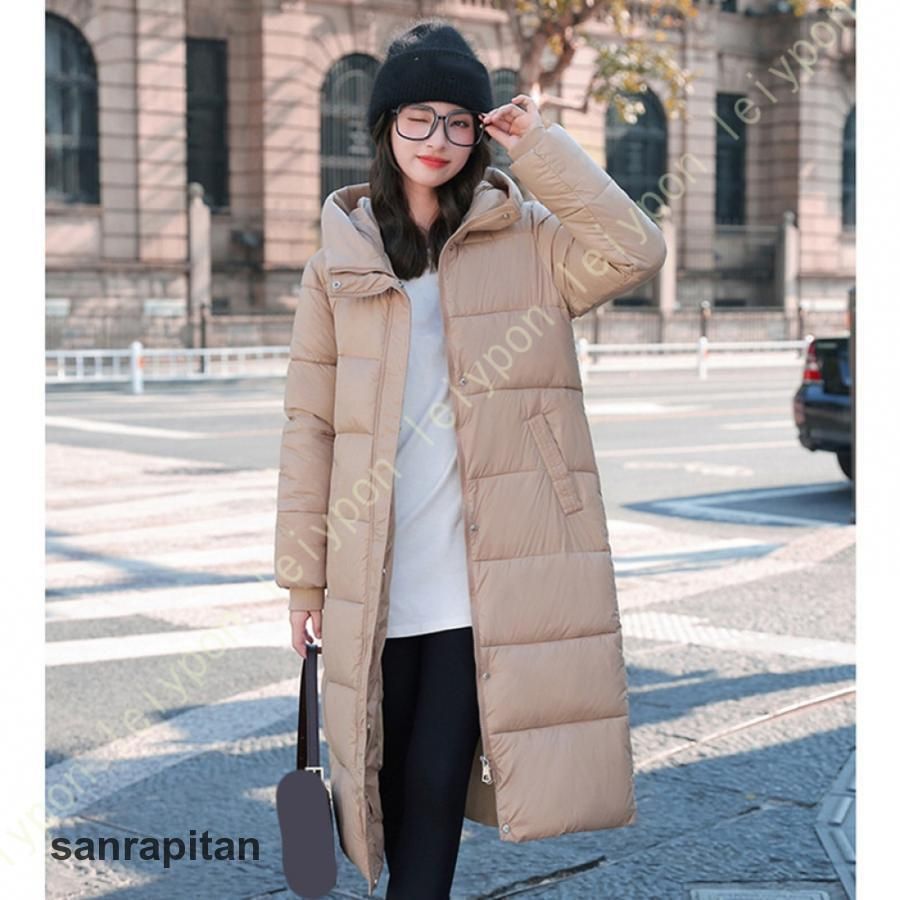 ダウンコート レディース 冬服 厚手 軽量 防風 防寒着 冬 ロング 着痩せ ゆったり ジャケット 女性用 保温 通勤 防寒着 アウター ファション おしゃれ
