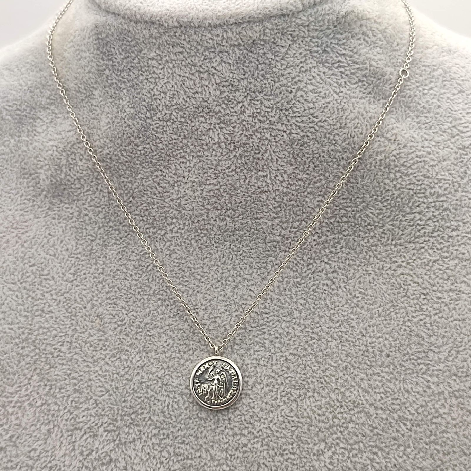 美品】Tom Wood トムウッド コイントップペンダント ネックレス SILVER 