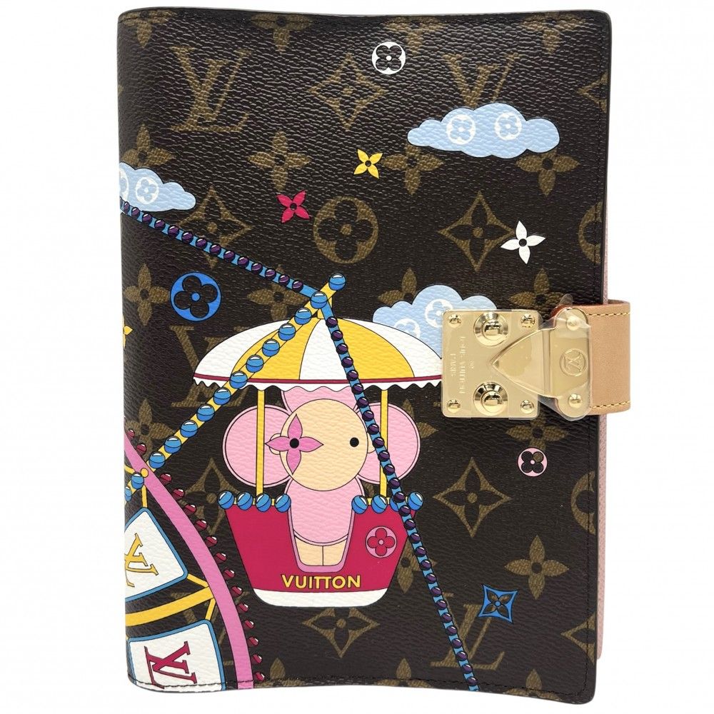 在庫一掃 ルイヴィトン 手帳カバー レディース クヴェルテュールカルネポール ヴィヴィエンヌ 小物 LOUIS VUITTON GI0541 モノグラムキャンバス ブラウン 茶 ゴールド金具 品
