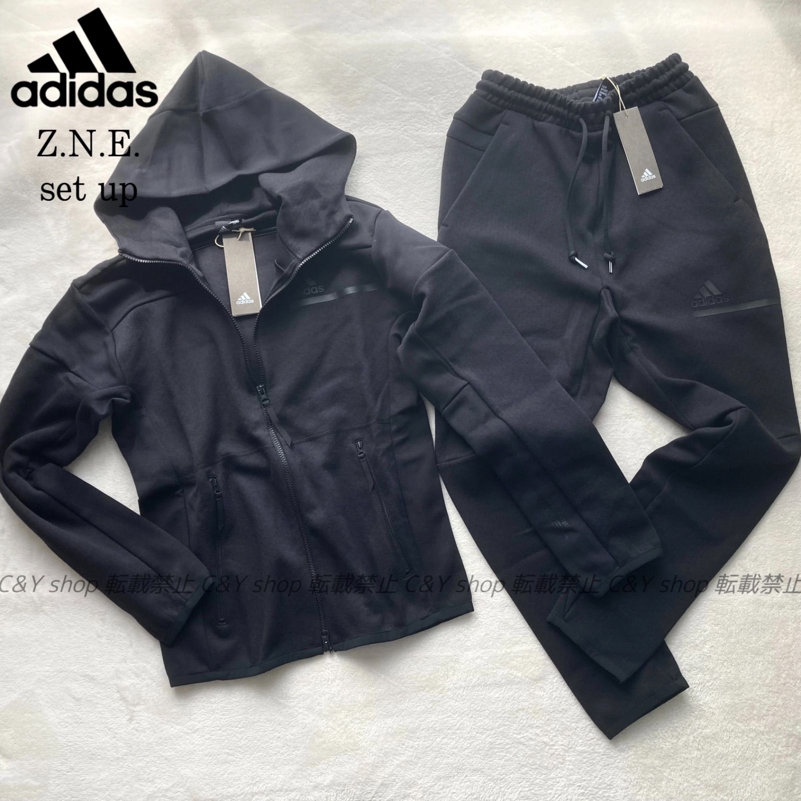 adidas Z.N.E. 上下セット アディダス スウェット パーカー パンツ 