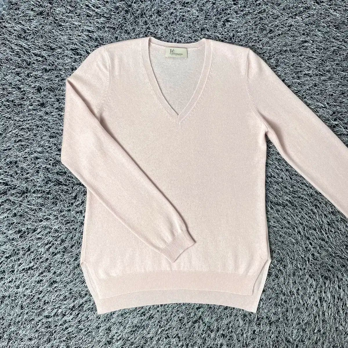 PURE cashmere ピュアカシミヤ カシミヤニットセーター  ピンク系 S ITXJ6L9633IU LE CASHMERE ル カシミヤ レディース ピュア ニット セーター