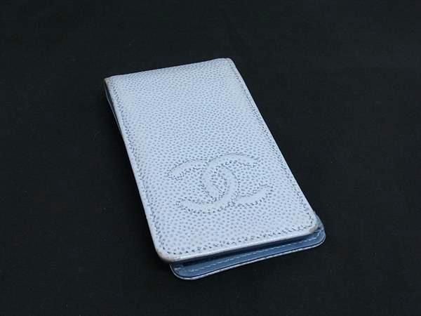 美品CHANEL iPhoneケース キャビアスキン正規品 シルバーココマーク 美品CHANEL iPhoneケース キャビアスキン正規品 シルバーココ
