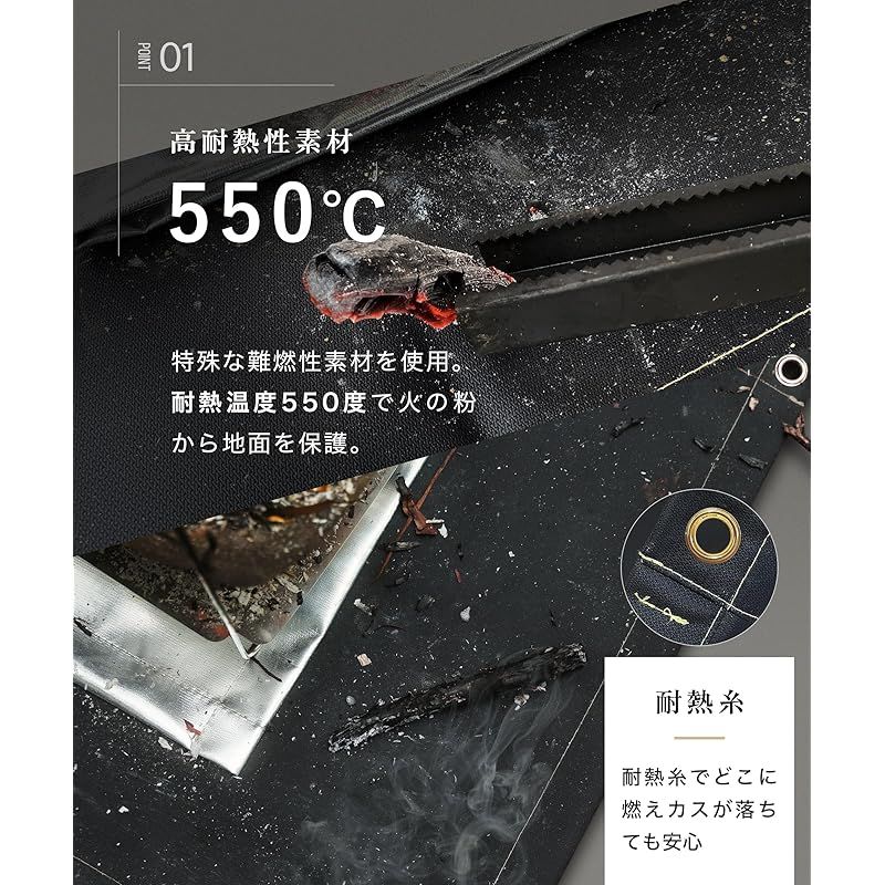 焚き火シート スパッタシート