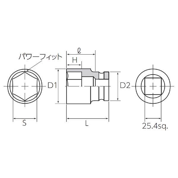 京都機械工具 25.4SQ