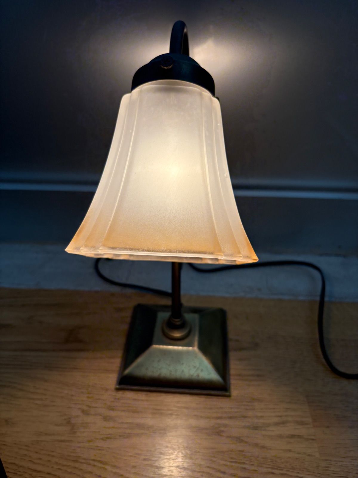 ガラスシェード スタンドライト テーブルライト ガラススタンド