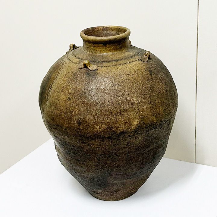 2024 壺 四つ耳 オブジェ 大型壺 陶器 置物 インテリア つぼ 壺 四つ耳