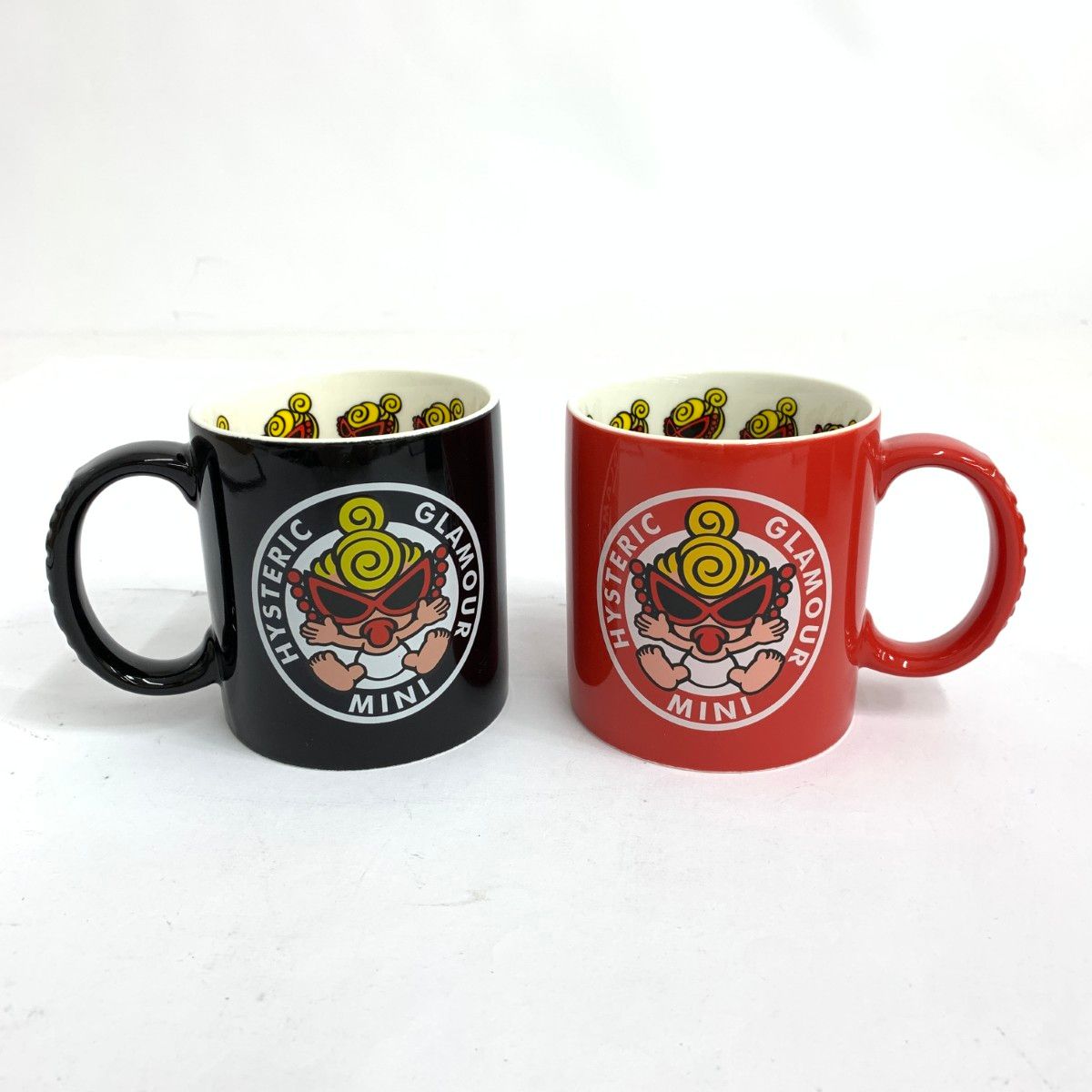 ヒステリックミニ HYSTERIC GLAMOUR MINI ヒスミニ マグカップ 赤黒 2