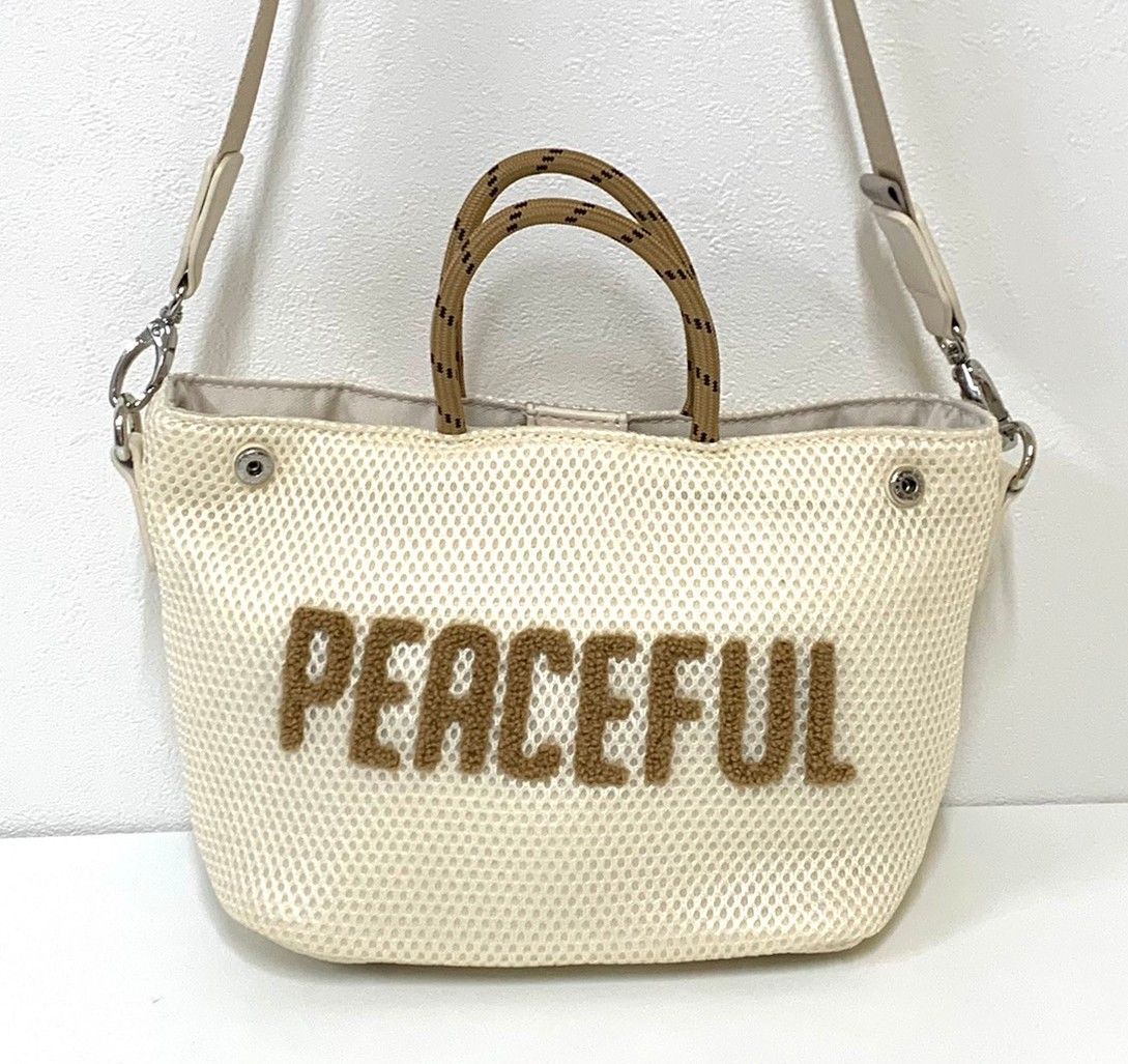 新品　ペシンシャ　ロゴワッペンミニメッシュバッグ 楽天市場】PECHINCHAR ロゴワッペンボアMINIバッグ バッグ