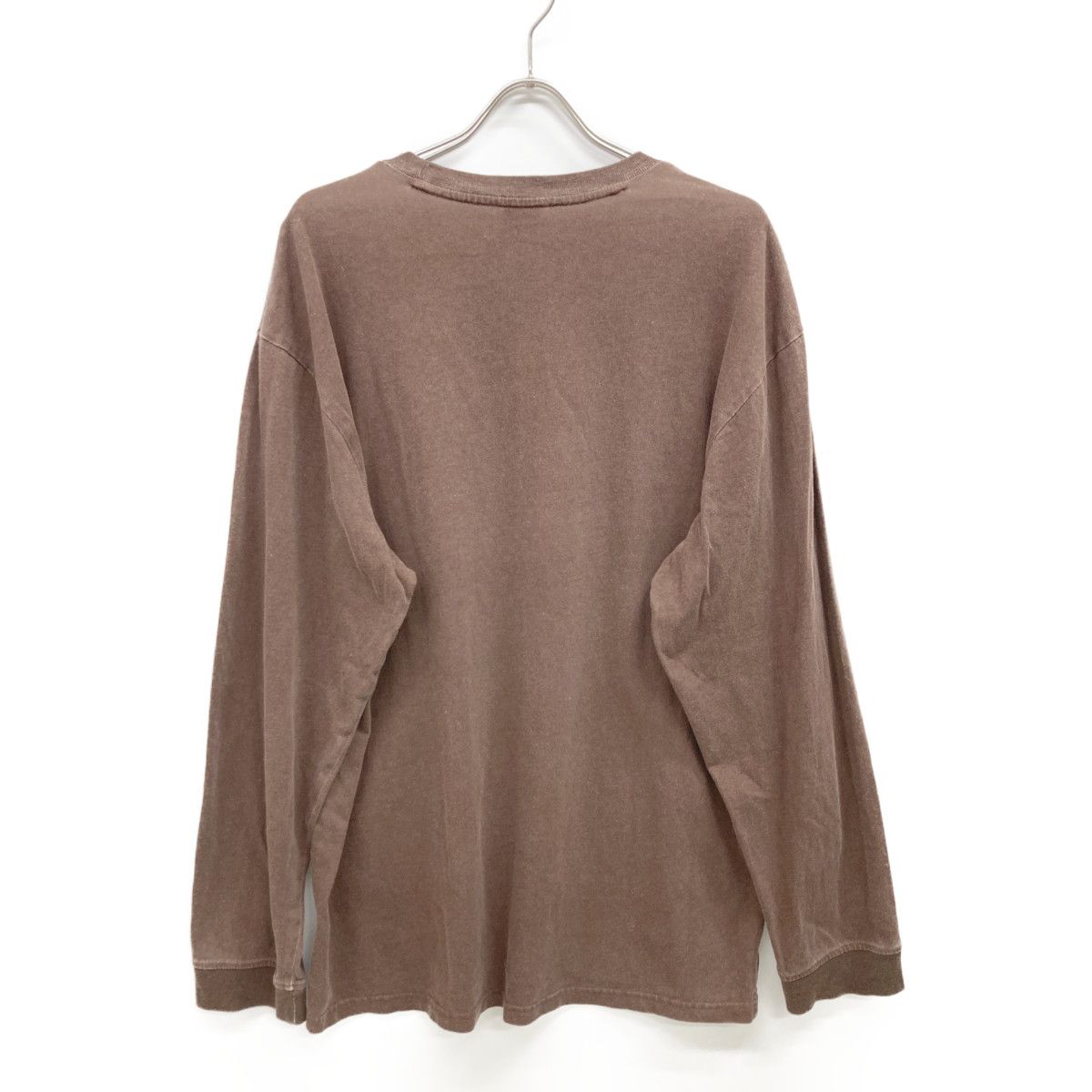 最強コラボ◆シュプリーム　ノースフェイス　長袖ドライTシャツ　ブラウン　XL 最強コラボ◇シュプリームノースフェイス長袖ドライTシャツ