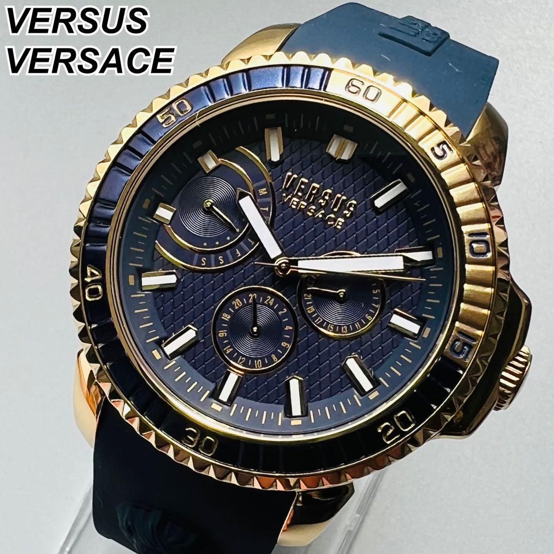 海外販売× 【新品】ヴェルサス/ヴェルサーチ メンズ 腕時計シリコン