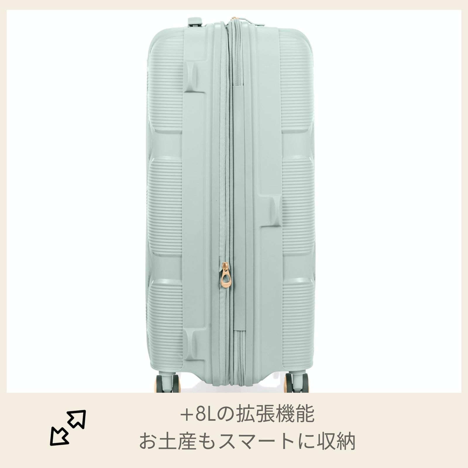 安い！かわいい！ アメリカンツーリスター スーツケース キャリーケース インスタゴン INSTAGON スピナー69|25 エキスパンダブル TSA 79|87L 69cm 3.9kg 新モデル パステルグリーン 最安価に挑戦！