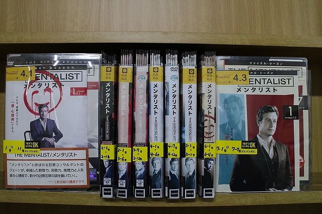 DVD メンタリスト シーズン1～ファイナル 全75巻 レンタル ケース付き DVD メンタリスト シーズン1～ファイナル 全75巻 レンタル