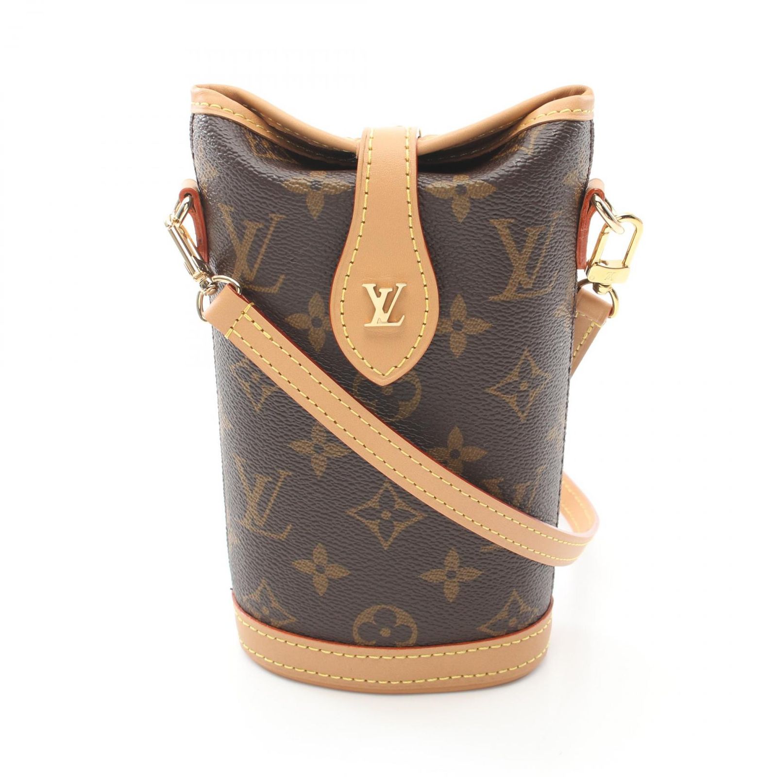 ルイ ヴィトン LOUIS VUITTON ショルダーバッグ フォールド ミーポーチ M80874 PVCコーティングキャンバス レザー フォールド ミー ポーチ レディース Used A