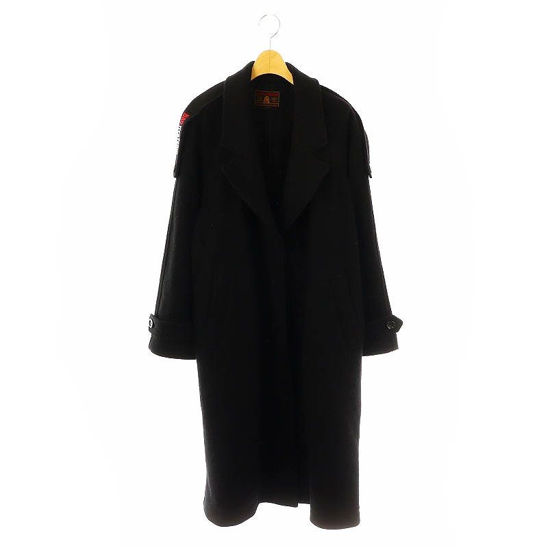 ヒステリックグラマー HYSTERIC GLAMOUR ウール ロゴ刺繍 チェスター  