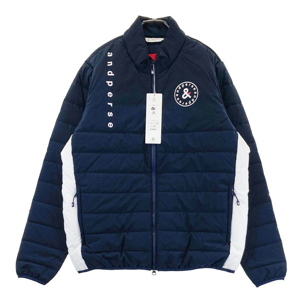 サイズ L AND PER SE アンパスィ AMF1114G2 2025年 中綿ジャケット ネイビー系 240101521950 ゴルフウェア メンズ ストスト