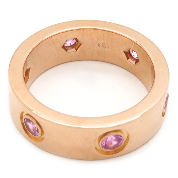 カルティエ Cartier リング 指輪 ラブリング フル ピンクサファイア