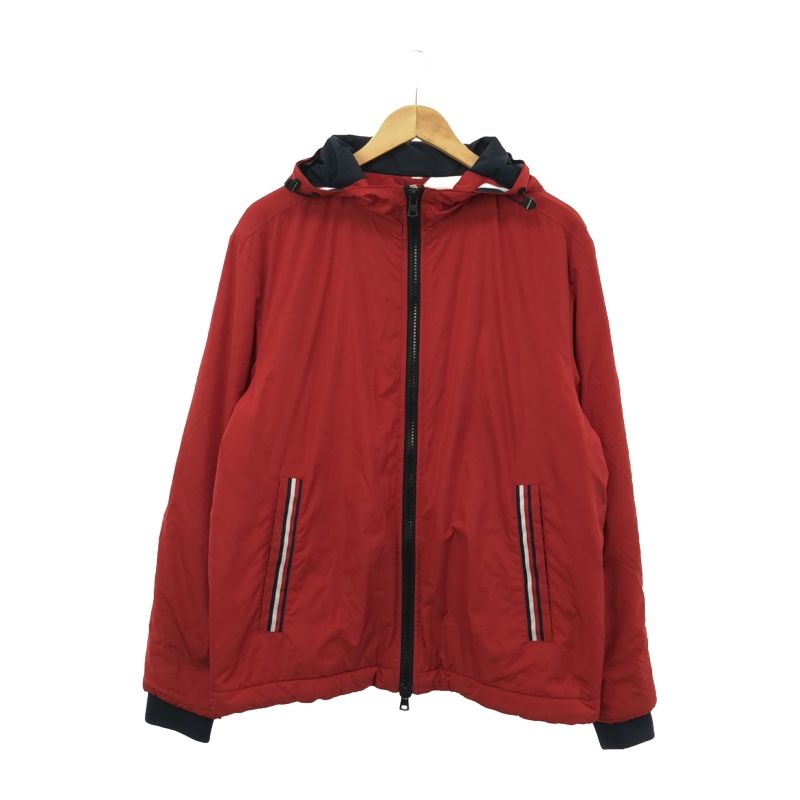 中古】TOMMY HILFIGER パテッドパーカーブルゾン XL レッド 中古】TOMMY HILFIGER パテッドパーカーブルゾン XL レッド