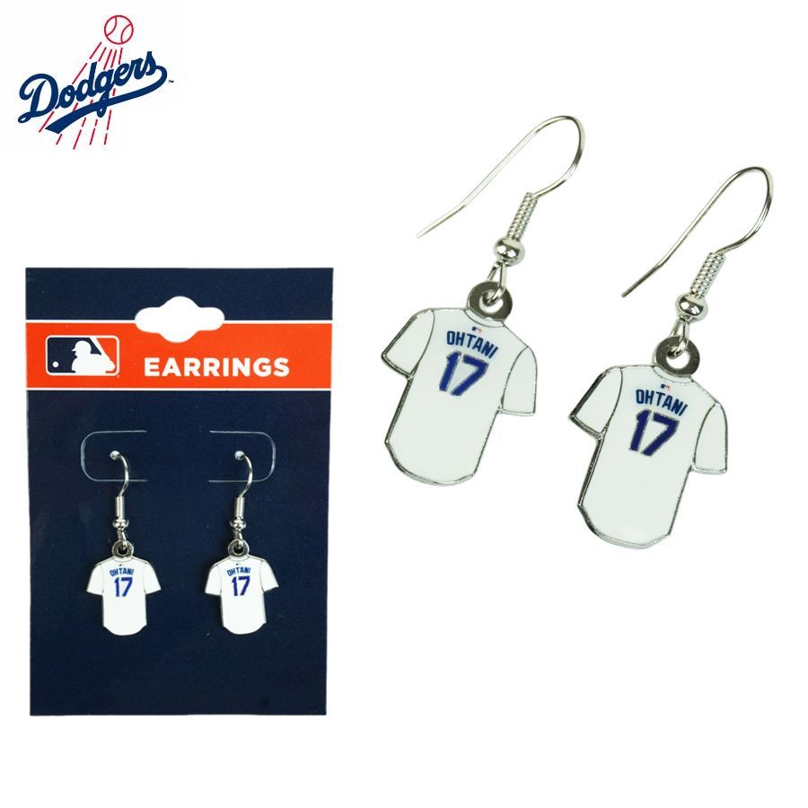 新品 DODGERS EARRING OHTANI JERSEY MLB 公式 ドジャース 大谷