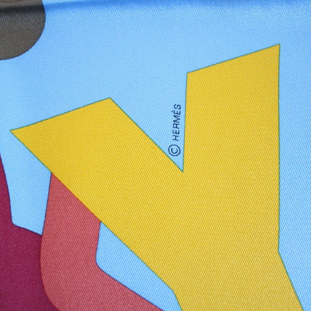 美品 エルメス カレ70 ジーンケリーへのオマージュ ネイビー スカーフ タグ付 HERMES エルメス スカーフ CARRE カレH 70×70 981754S
