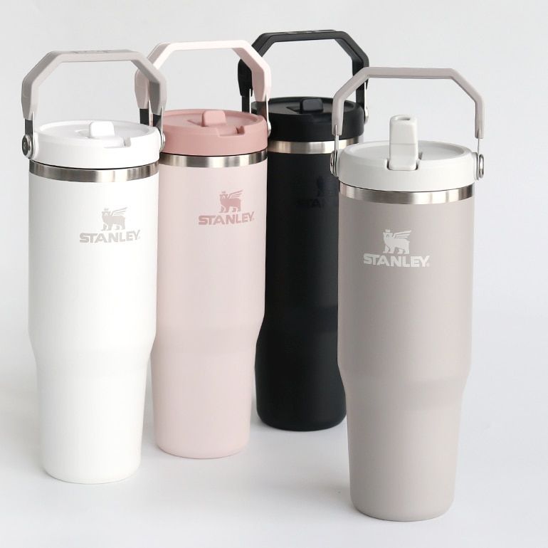 【新品】【1点販売】STANLEY[スタンレー]アイスフローフリップストロー真空タンブラー 0.88L[ストロー 直飲み マイボトル 水筒 保冷専用 フェス アウトドア レジャー オフィス デスクワーク 持ち手付き ハンドル]