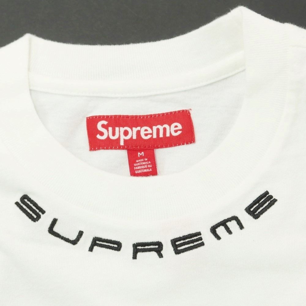 中古】【未使用】シュプリーム Supreme 2023年秋冬 Collar Logo L/S