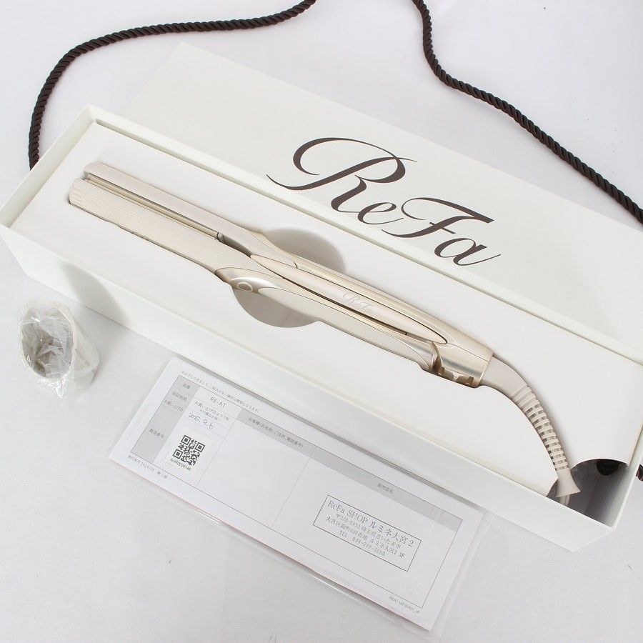MTG ReFa STRAIGHT IRON PRO RE-AT-20A アイボリー リファストレートアイロン プロ ヘアアイロン 本体
