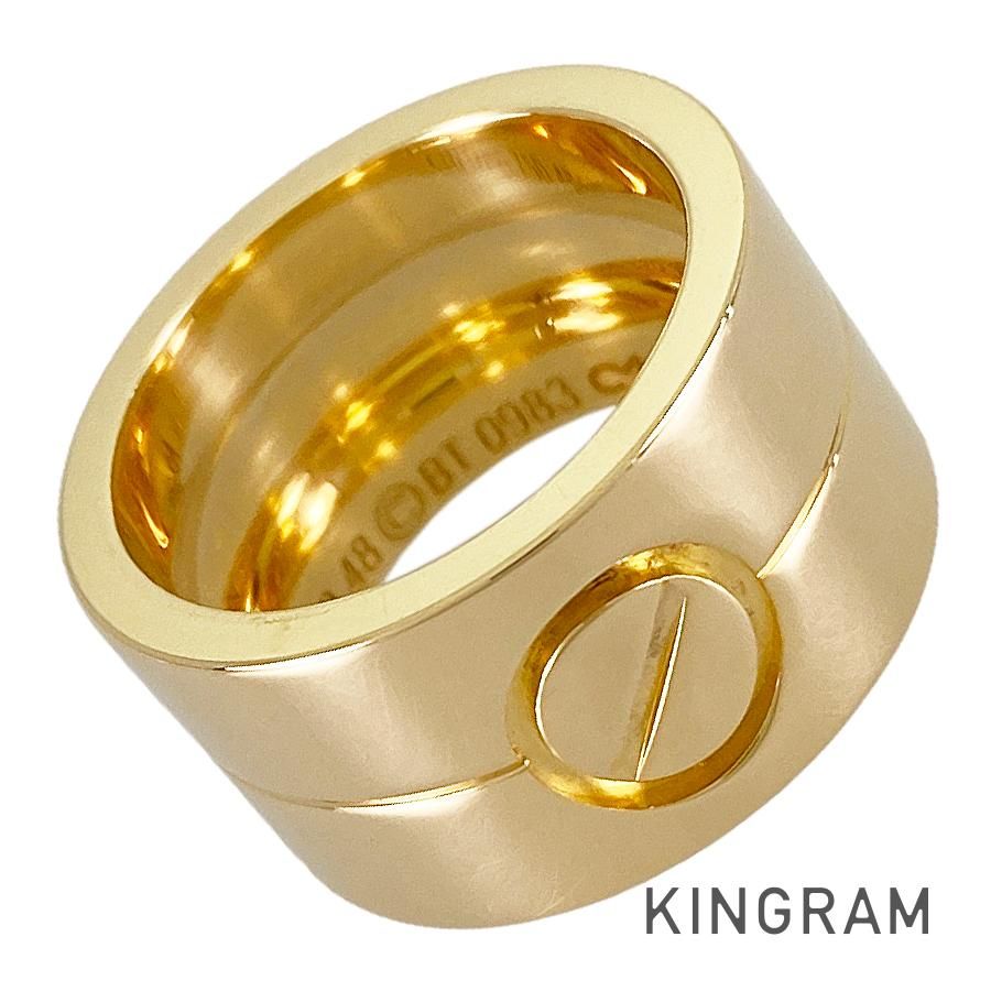 ☆カルティエ ラブリング YG ♯48 約8号サイズ カルティエミニ ラブ