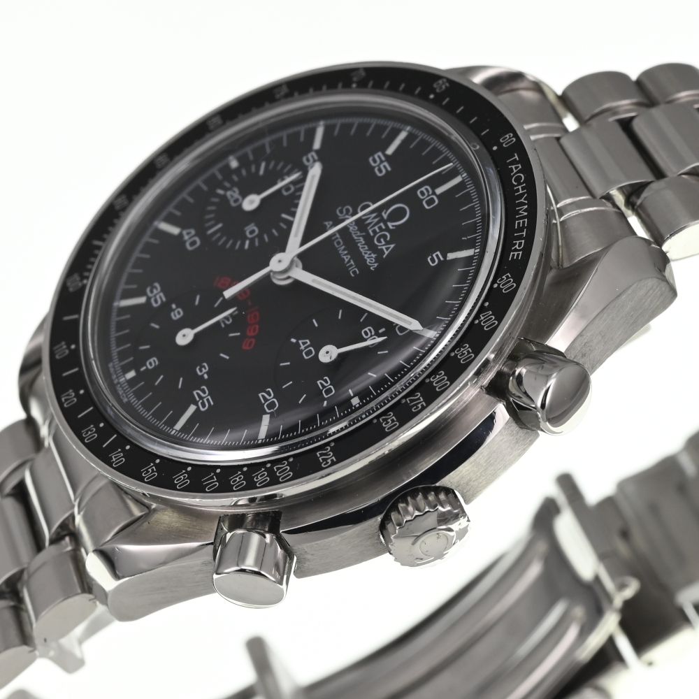 オメガ スピードマスター・ACミラン100th LIMITED SS 自動巻 中古】OMEGA SPEEDMASTER REDUCED A.C. MILAN 100TH ANNIVERSARY