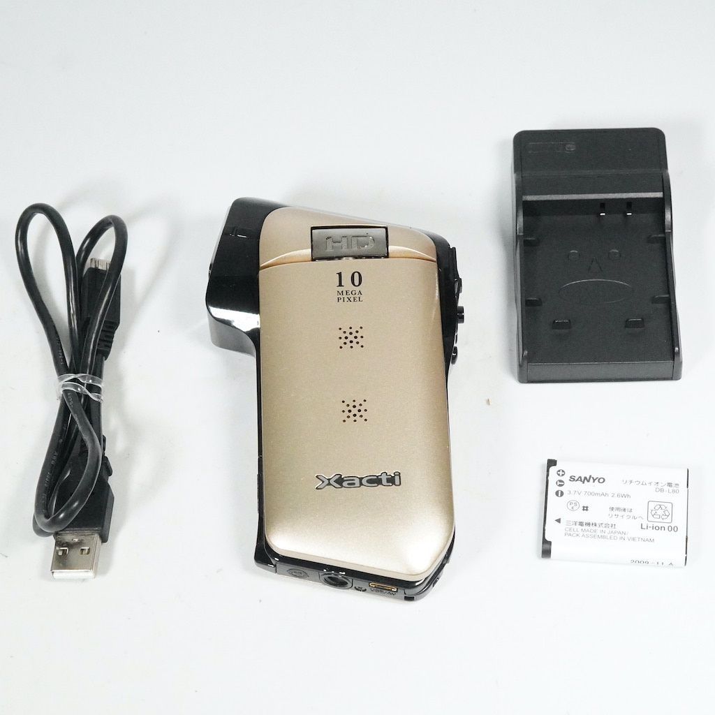 SANYO サンヨー Xacti DMX-CG11型 ゴールド 返金保証 |2296