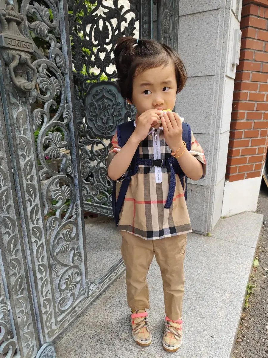 BURBERRY 可愛いミニワンピ バーバリー14Y FENDI PRADA ガールズ