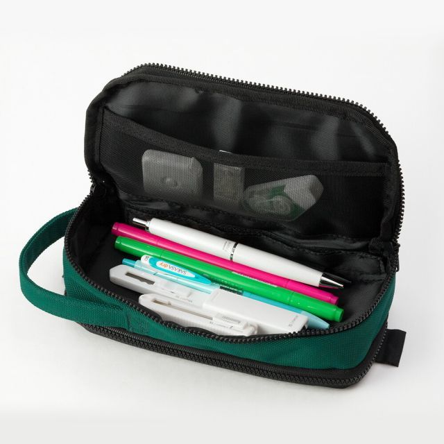  まとめ ミドリ 2ウェイポーチ コーデュラ 緑 41785 × その他 筆記具
