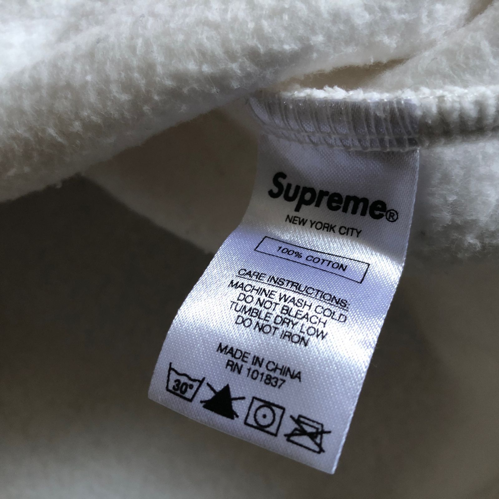 Supreme 1994 BIG LOGO プリント スウェット パーカー シュプリーム