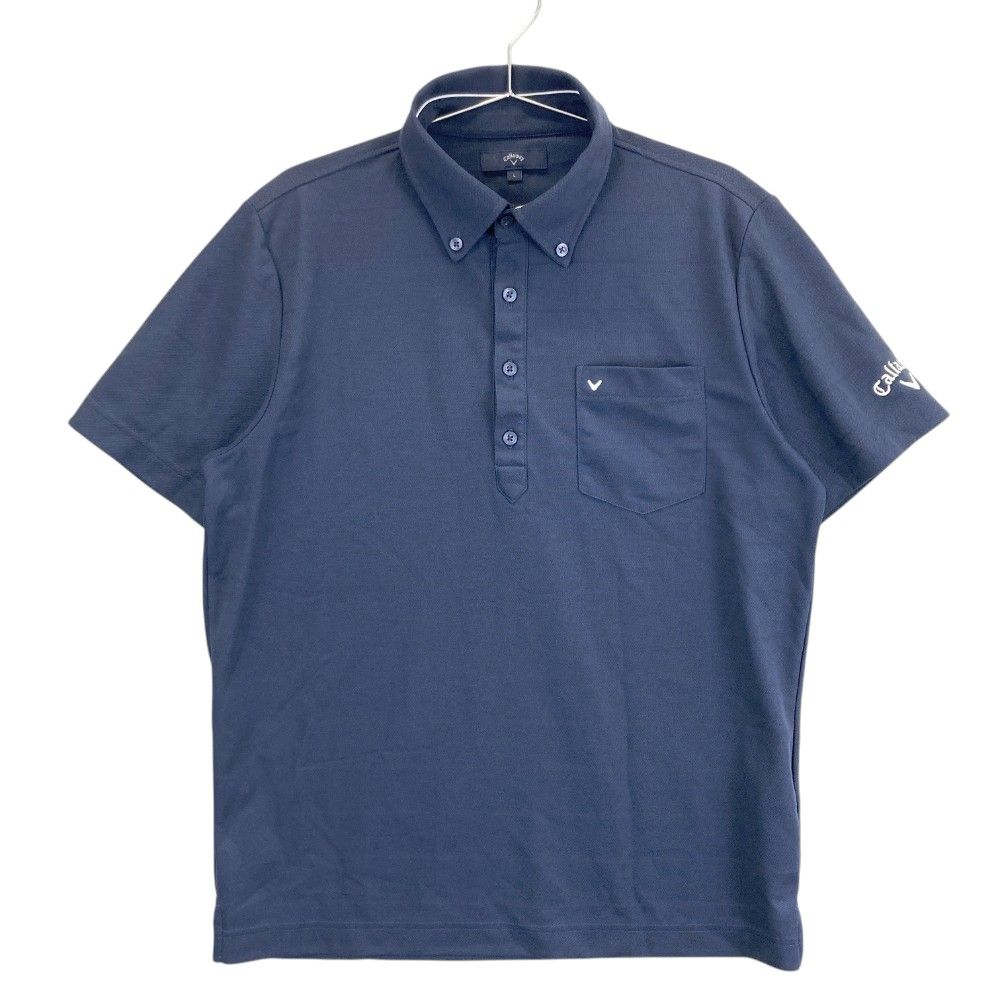 Callaway ポロシャツ サイズL メンズ ボーダー DRYSPORT 吸汗 速乾