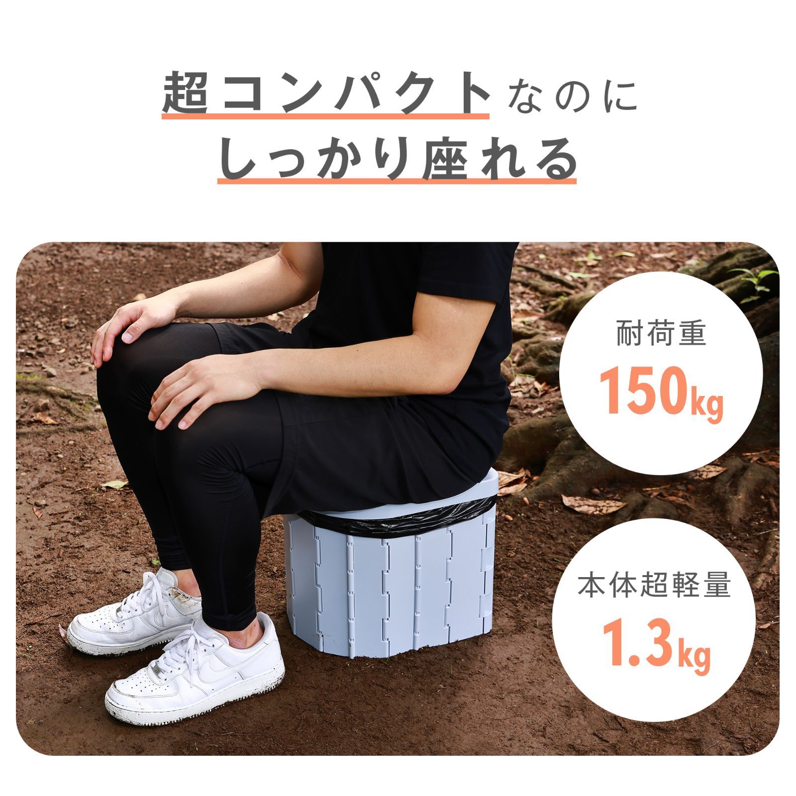 非常用 簡易トイレ 防災用 排泄処理袋 凝固剤 目隠しポンチョ付き 組み立て簡単