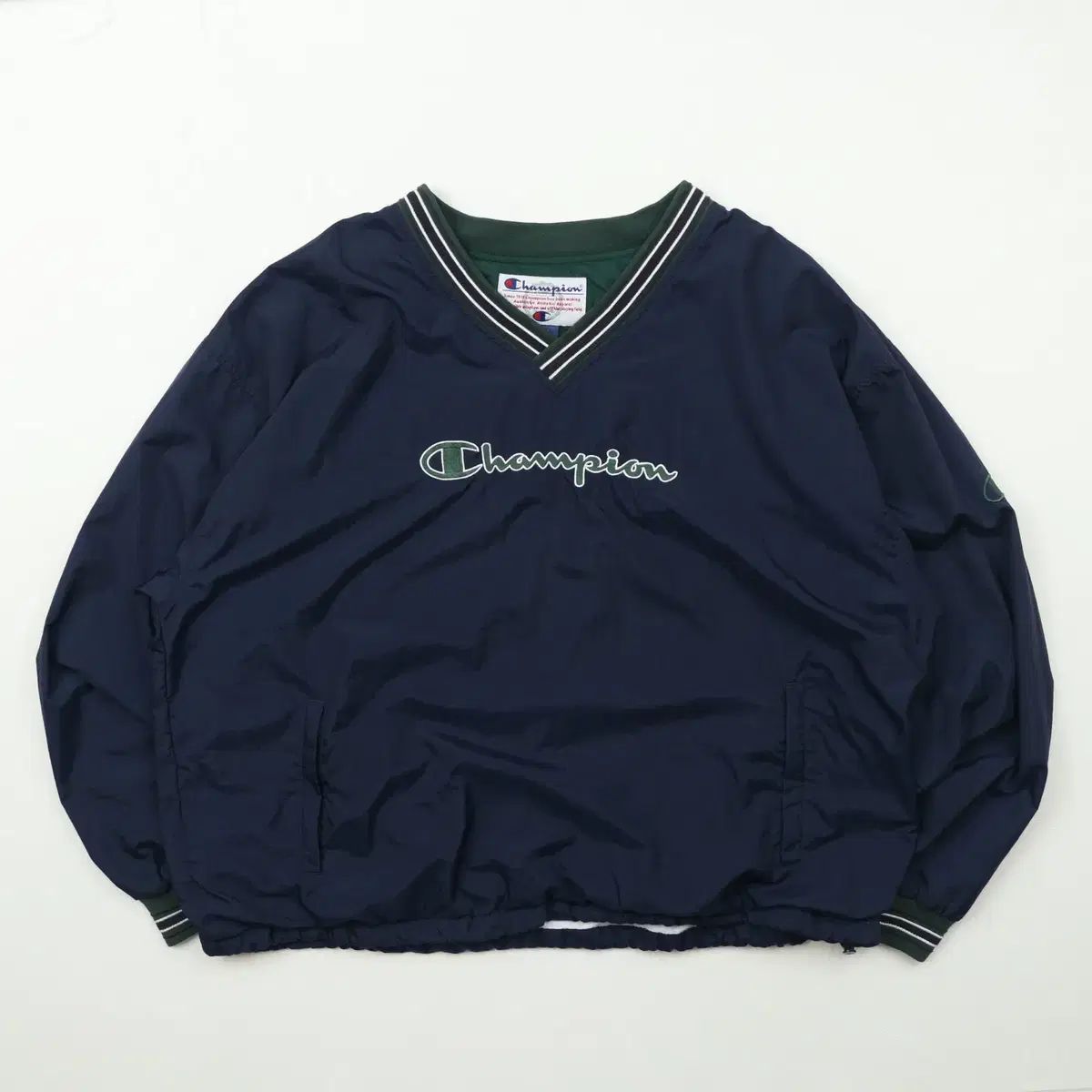 90S Champion チャンピオン ビッグロゴ オールドスクール ウォームアップ ウインドブレーカー A1209