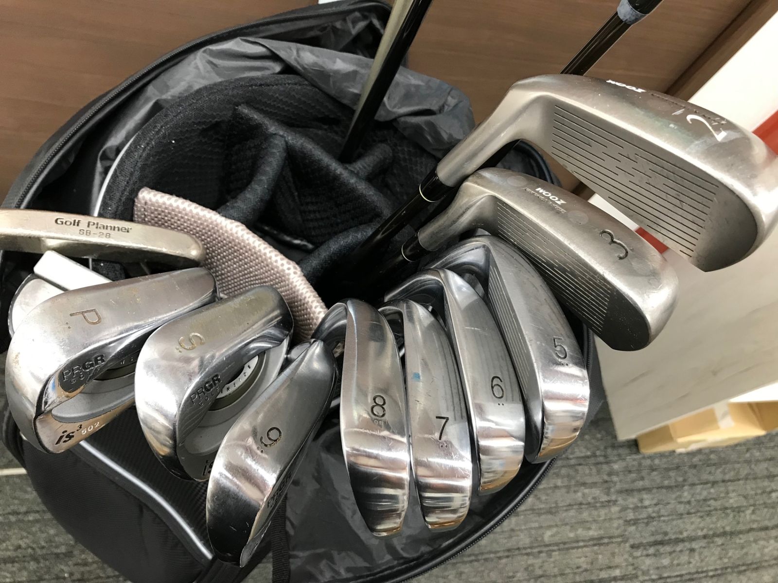 ゴルフクラブセット18本＋バッグ PRGR他
