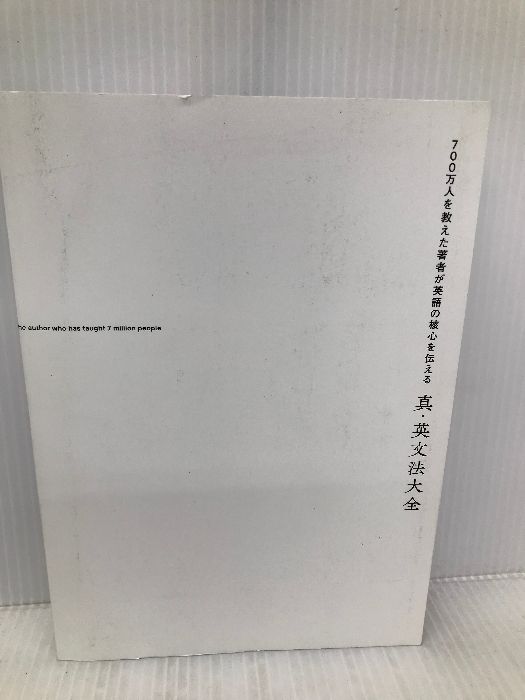 真・英文法大全 KADOKAWA 関 正生 - メルカリ