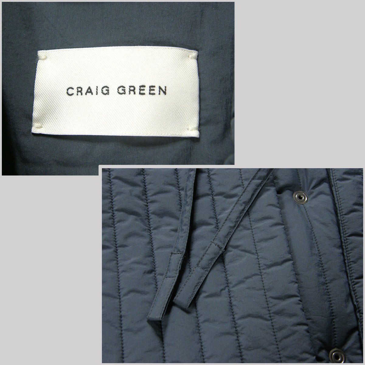 新品】 CRAIG GREEN ／ クレイググリーン 軽量 キルトジャケット 