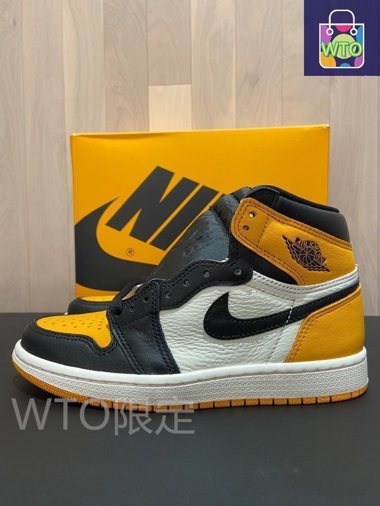 未使用　NIKE AJ1 レトロ ハイ OG タクシー　エアージョーダン1 楽天市場】NIKE AIR JORDAN 1 HIGH OG taxi/black-sail 555088